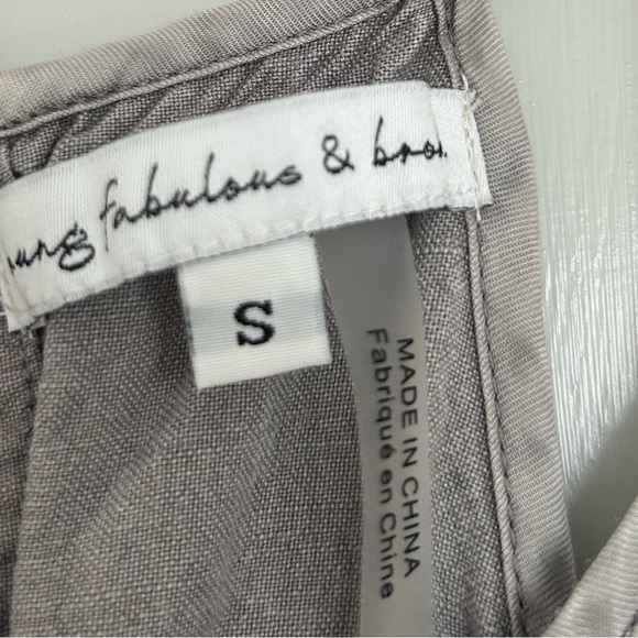 Young Fabulous & Broke Charcoal Sleeveless Jumpsuit - Picture 4 of 12